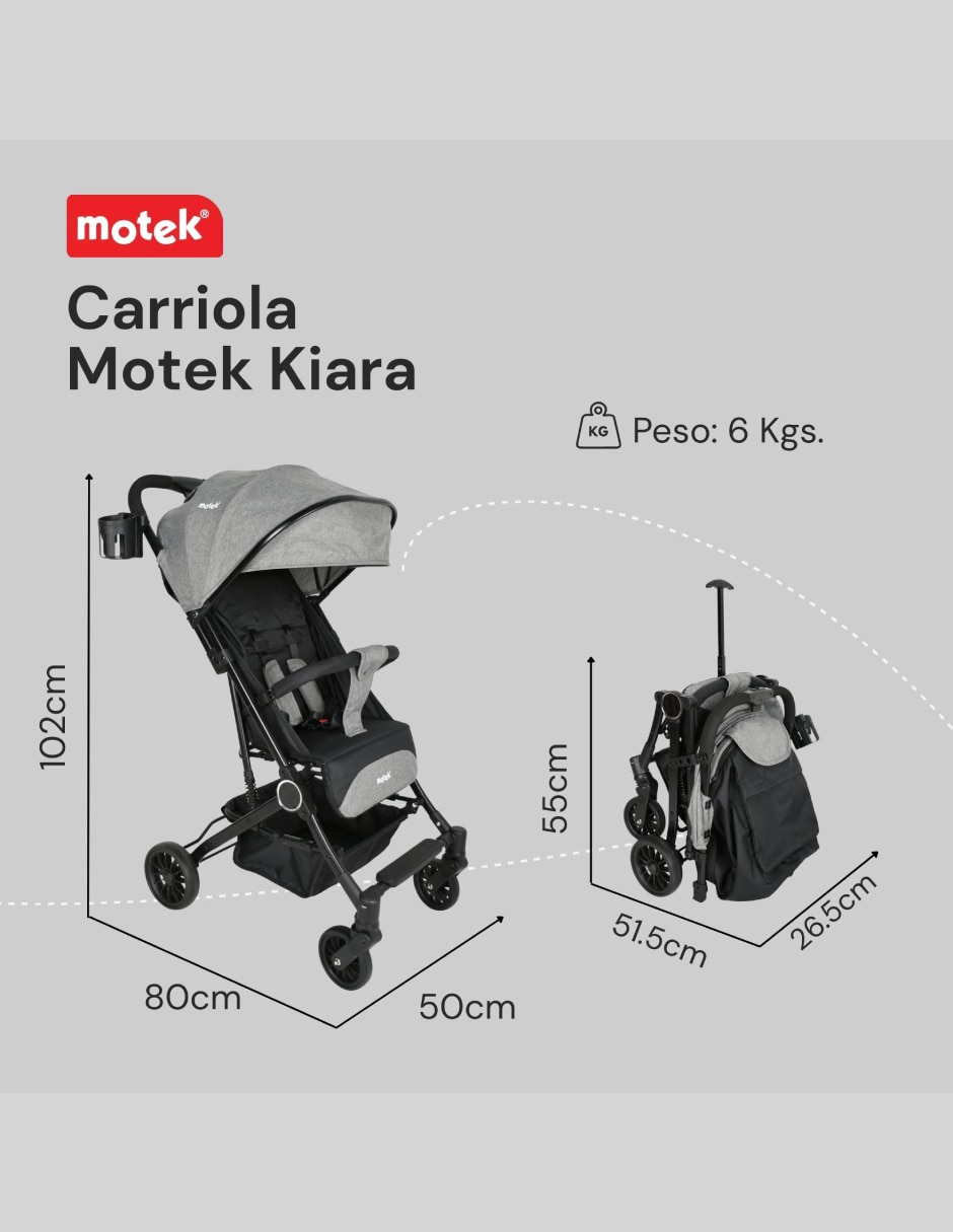 Carriola ultraligera carriola compacta sí 6